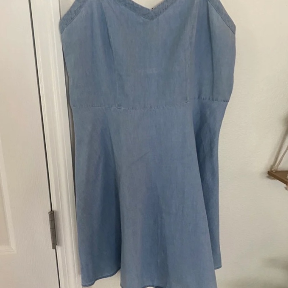 NWT denim dress size L